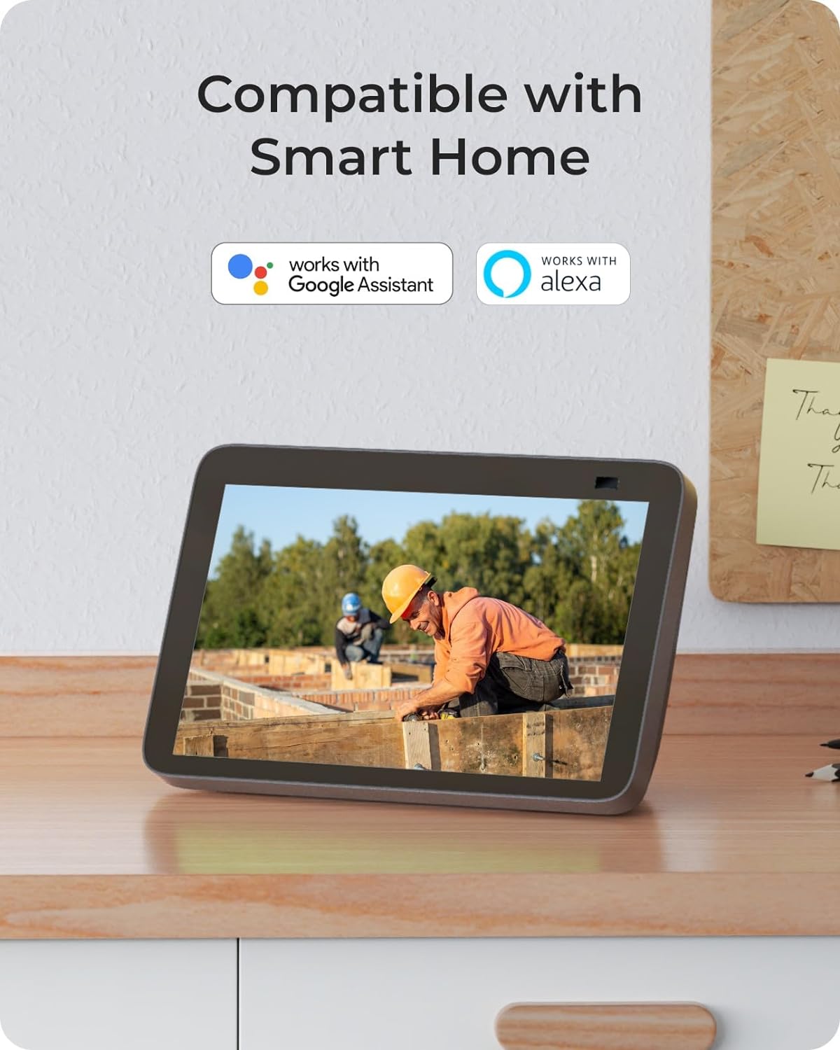 Reolink Go PT Ultra 4G Solar Camera, Compliant with smart home devices, this camera integrates seamlessly with Google Assistant and Alexa.