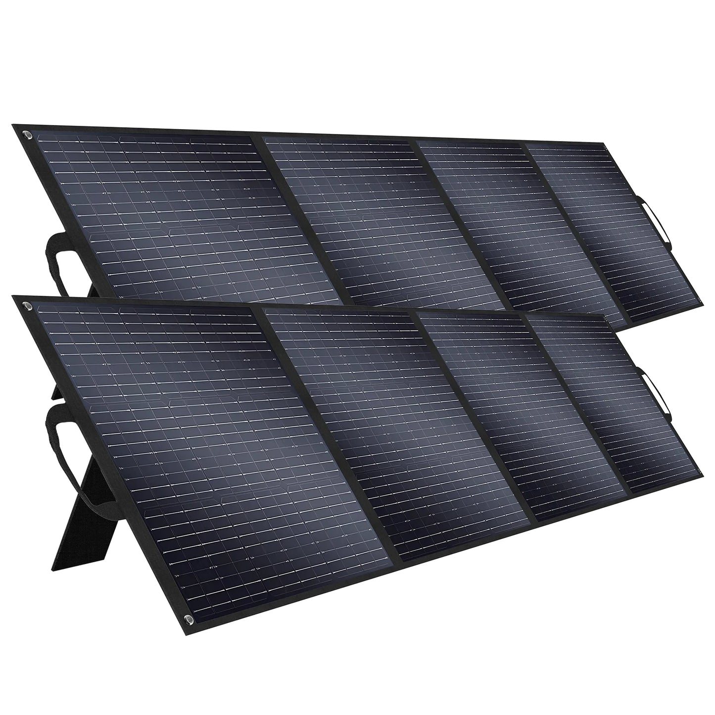 Fodable Solar Panel 2PCS 100W/200W Monocrystalline ETFE Foldable Portable Solar Battery Charger for Power Station