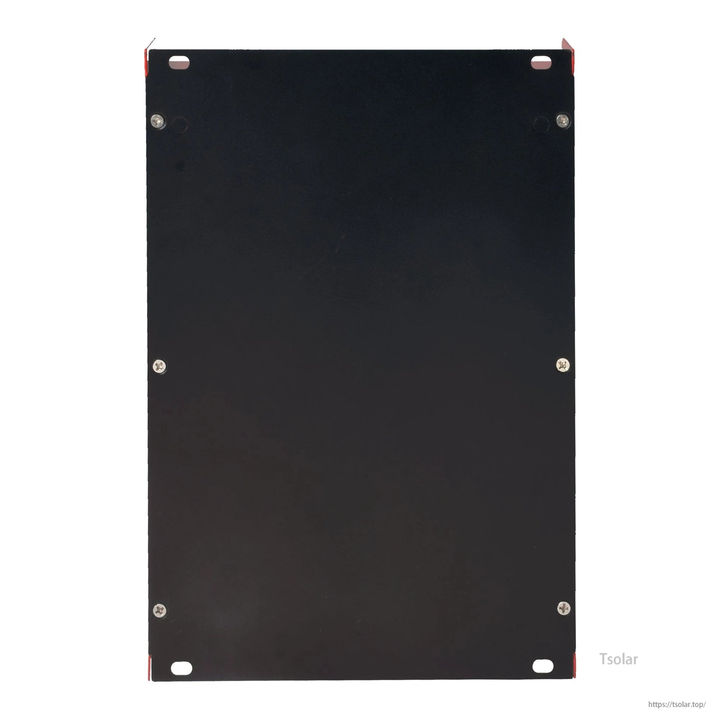 Black metal rear panel with corner mounting slots for ESMART ESF48H60 MPPT solar charge controller
