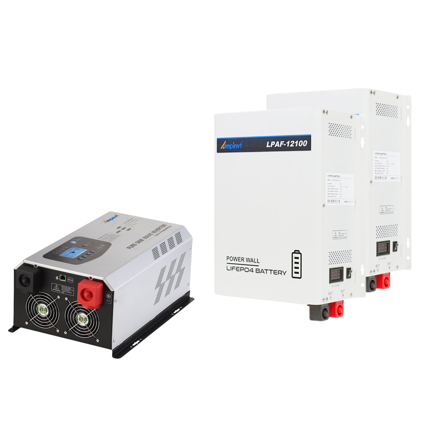 Ampinvt 5000W DC 24V Split Phase Pure Sine wave Inverter with AC Charger