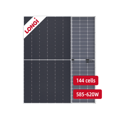 LonGi 595W Solar Panel (Hi-Mo 7 Bifacial, LR7-72HGD 585~620M)