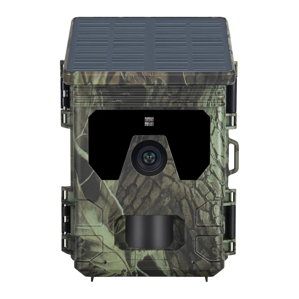Tomshoo 30MP 4G Solar Trail Camera for Hunting With 256G Support, Night Vision