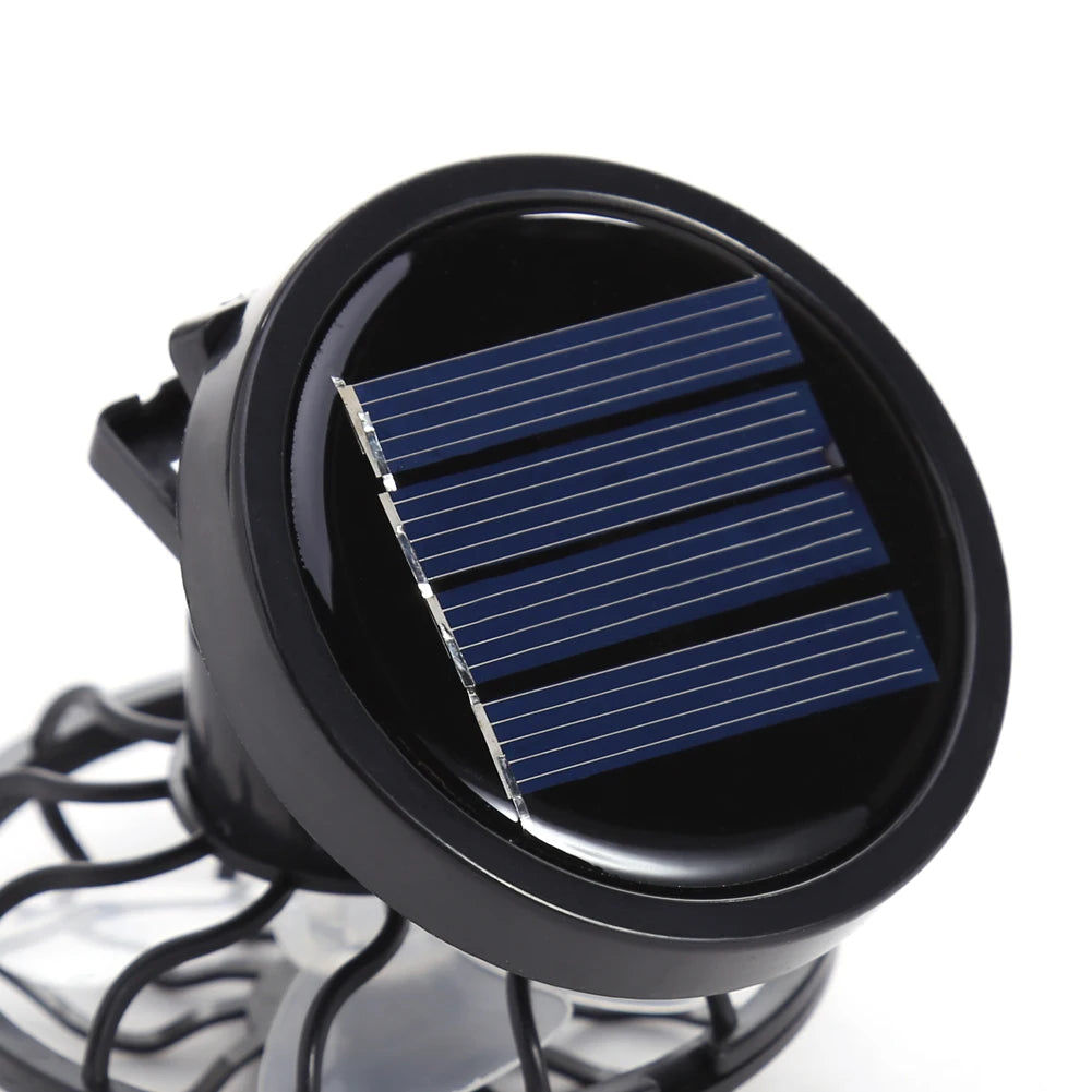 Mini Solar Clip Fan for Hat – Portable 2800RPM Cooling Fan with Round Panel, Built-in Battery, Ideal for Travel, Hiking, Camping, Fishing, Golf