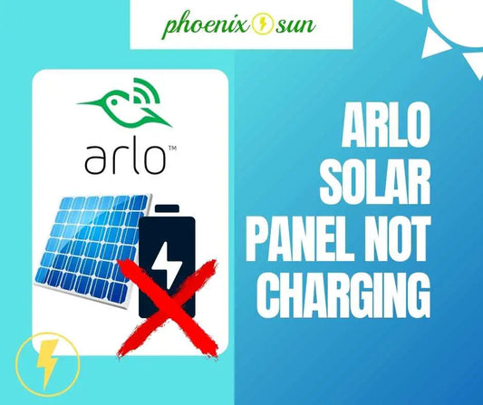 arlo solar panel not charging