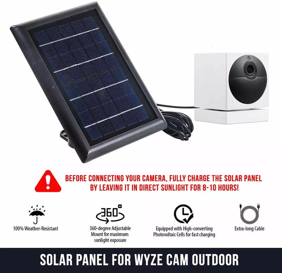 wyze solar panel not charging