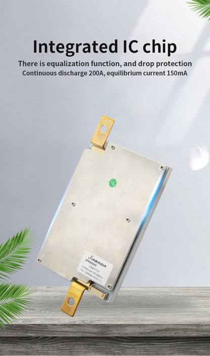 JBD - High Current Balance Board with Drop Protection, Lithium Battery, Internal NTC, 8S BMS, 24V, Lifepo4, 200A, 250A