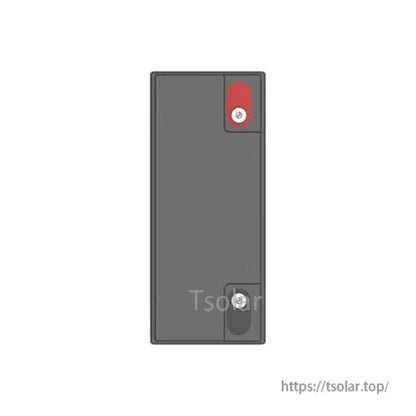 12.8V 20Ah LiFePO4 lithium battery pack with rectangular case and red and gray terminal posts