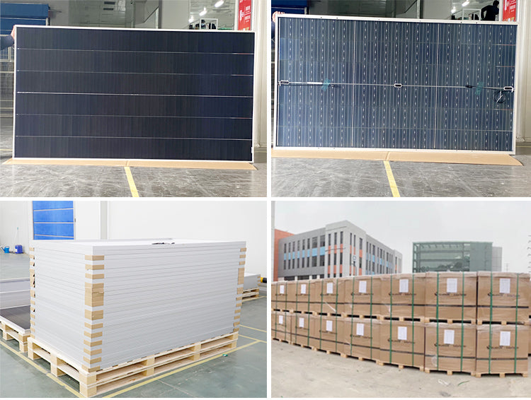 Bluesun 700 Watt Solar Panel, High-efficiency solar panel with 675W-700W power range for residential and commercial use.