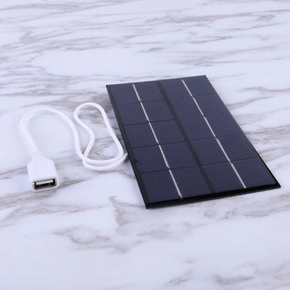 5V 5W Portable Solar Panel -  88x142mm Power Charger for 3-5V  Mobile Phone Battery