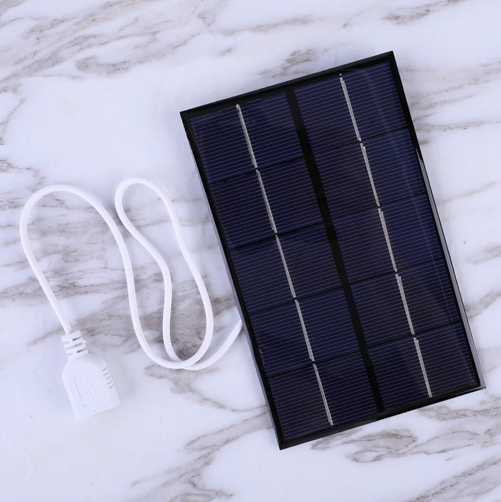 5V 5W Portable Solar Panel -  88x142mm Power Charger for 3-5V  Mobile Phone Battery