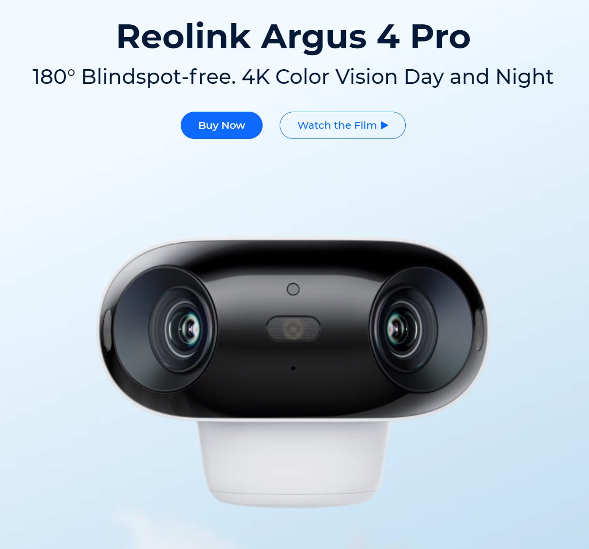 Reolink Argus 4 Pro 4K Solar Camera, Advanced surveillance system with 4K color vision and blindspot-free design.