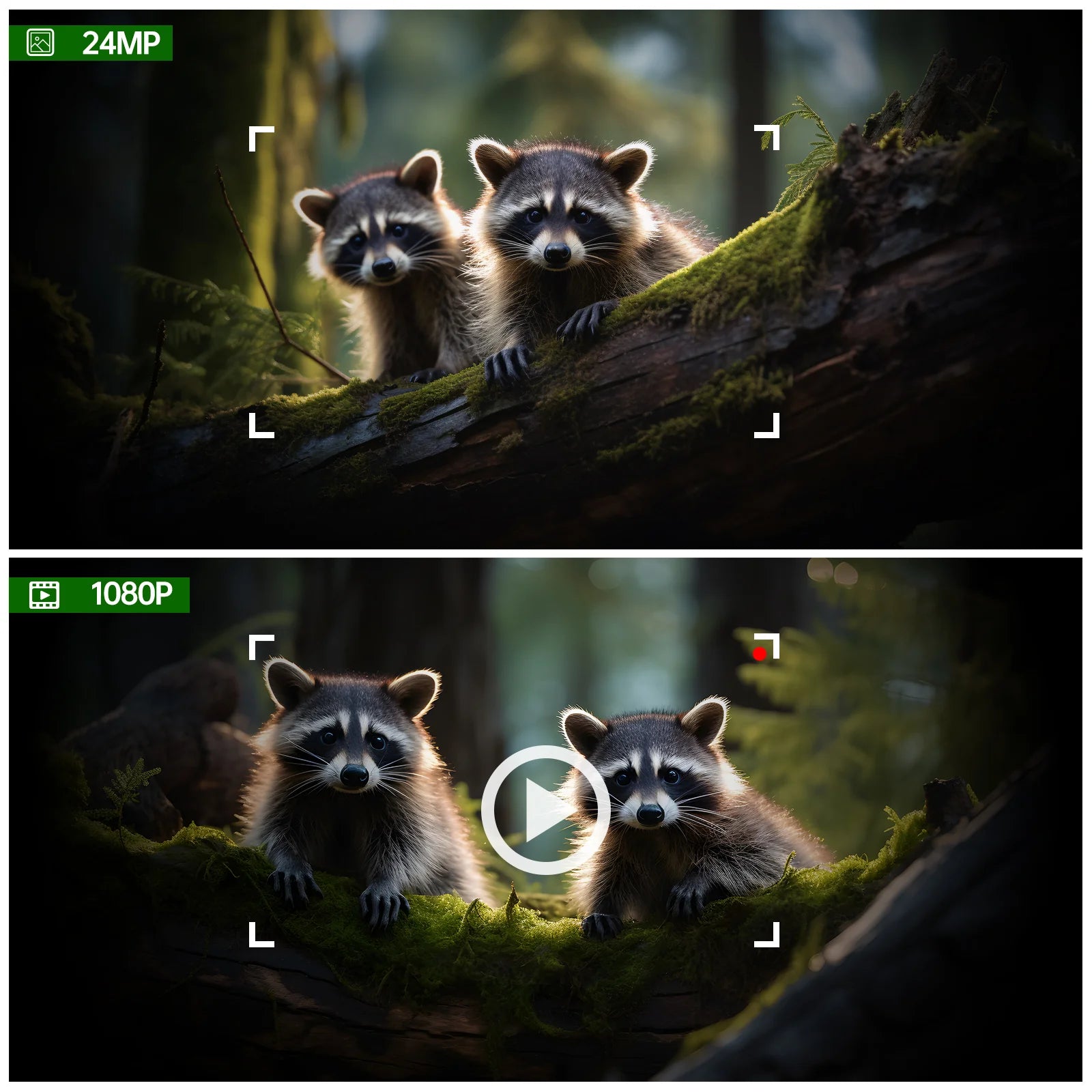 Campark TC15 24MP Solar Trail Camera, This camera can operate indefinitely with just one hour of sunlight per day, thanks to its long standby time.