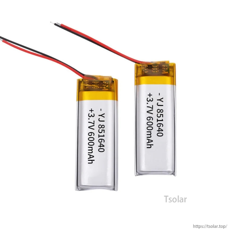 3.7V 600mAh LiPo Rechargeable Battery, This battery is a replacement cell for small electronics like Bluetooth headsets, beauty tools, and sprayers that use 3.7V power.