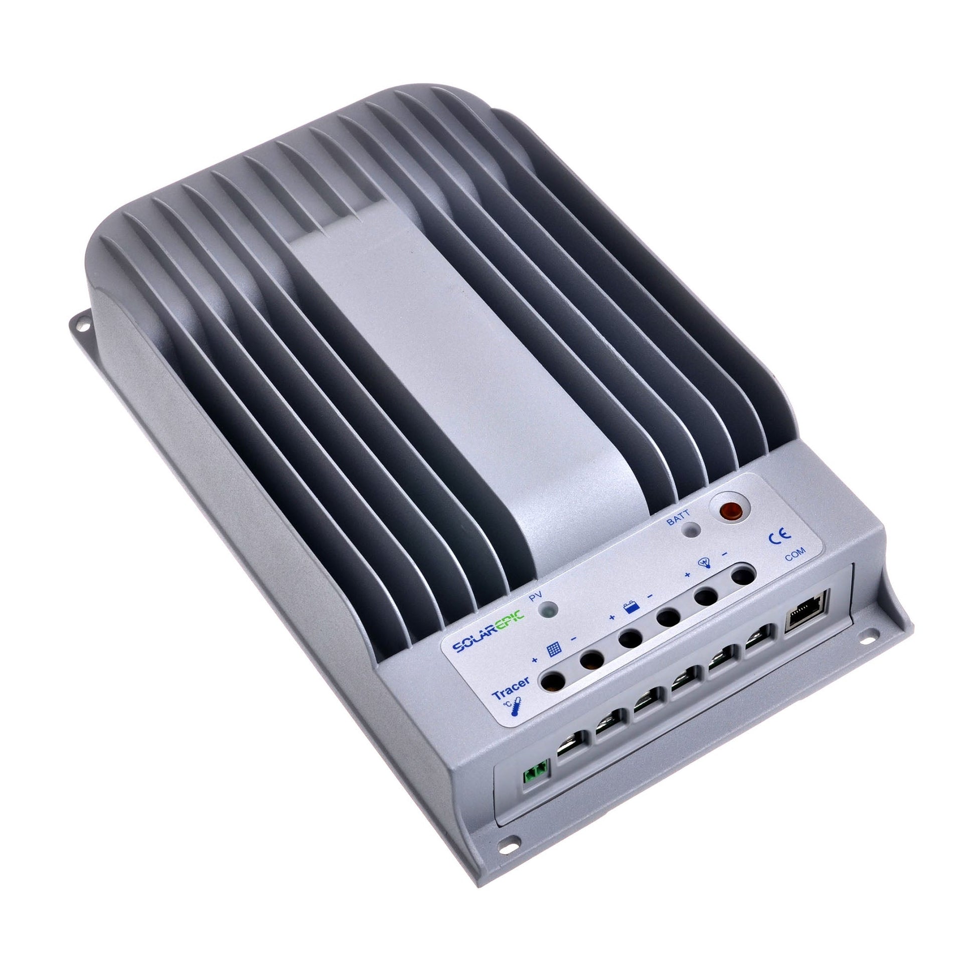EPEVER Tracer BN MPPT solar charge controller with finned heat sink and front screw terminals
