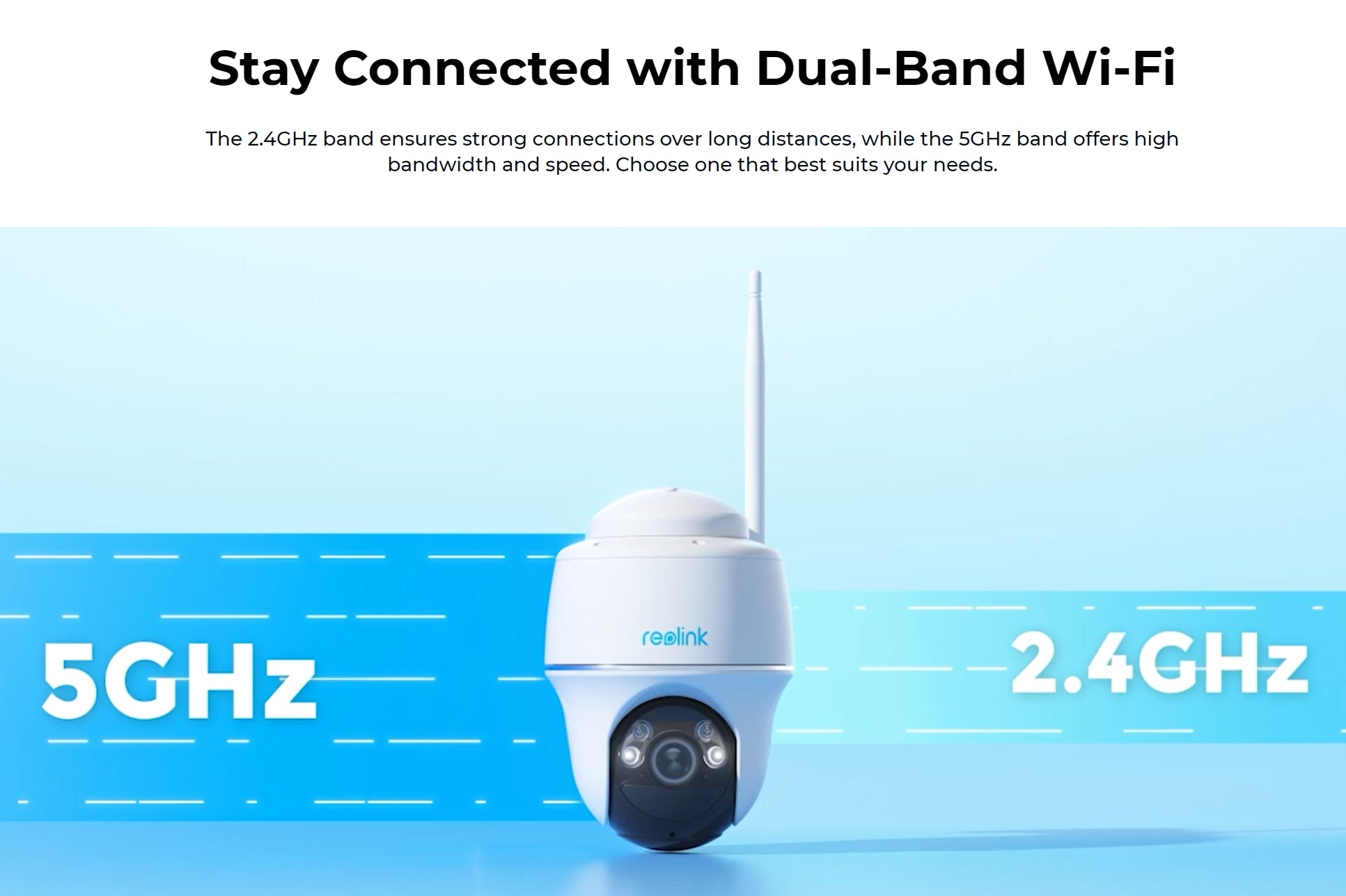 Wi-Fi connectivity: reliable 2.4GHz and high-speed 5GHz connections for consistent performance.