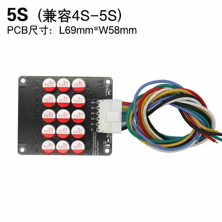 5A Capacitor Active Equalizer Balancer for LFP LiFePo4 NCM Li-ion Battery Packs