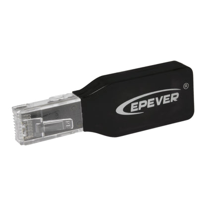 EPEVER WiFi communication adapter for MPPT solar controller with RJ45 plug, black dongle design