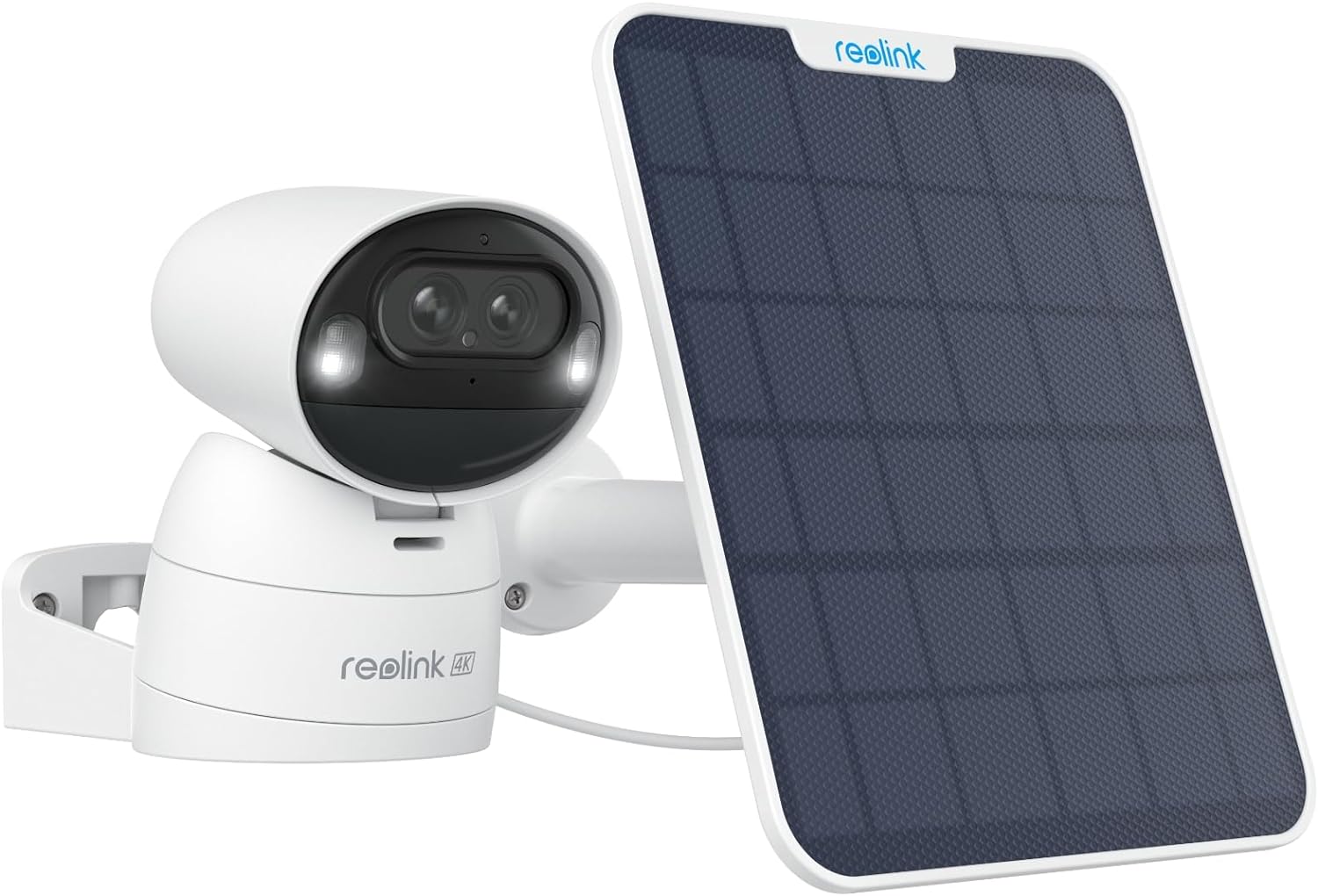 Reolink Argus Track 4K Solar Camera - 2.4/5GHz WiFi 8MP Color Night Vision PTZ Security Camera With 6W Adjustable Solar Panel