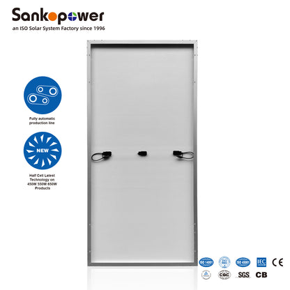 SankoPower 650 Watt Solar Panel, Sanko Power offers high-quality solar panels with latest tech and precise manufacturing on fully automatic lines.