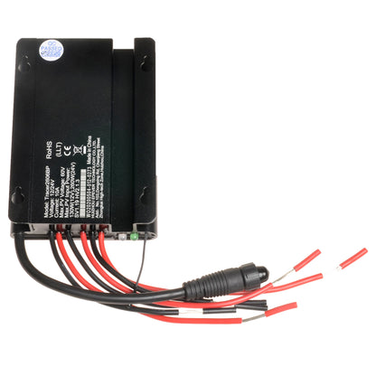 Epever Tracer BP waterproof solar charge controller with mounting slots and pre-wired red/black cable leads