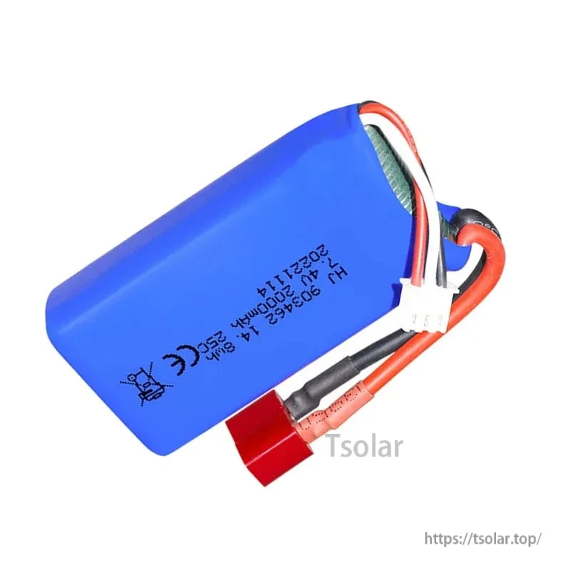 7.4V 2000mAh 903462 2S Lipo Battery, This Lipo Battery is a 2S 7.4V pack with 2000mAh capacity, intended as a spare/upgrade for RC vehicles and boats.