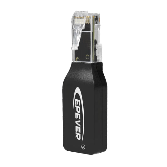 EPEVER WiFi communication adapter with RJ45 plug-in connector for MPPT solar controller RS485 monitoring
