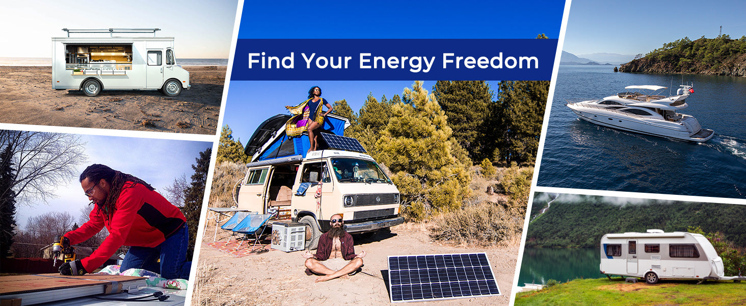 100 Watt 12 Volt Flexible Monocrystalline Solar Panel