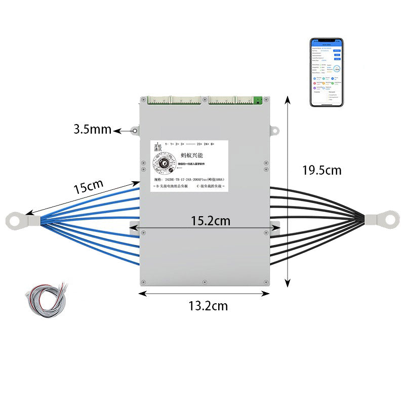 ANT BMS 10S-24S 120A-200A Smart 32V-88V Lifepo4 li-ion LTO Battery Protection Board