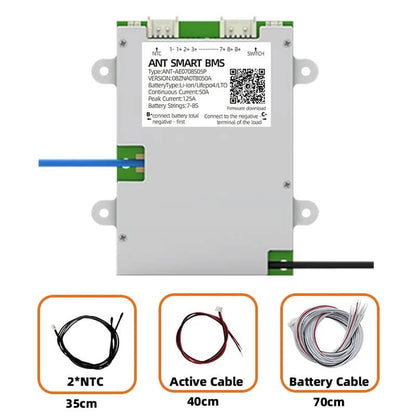 ANT BMS 7S 8S 50A-100A Smart 24V Lifepo4 li-ion LTO Battery Protection Board