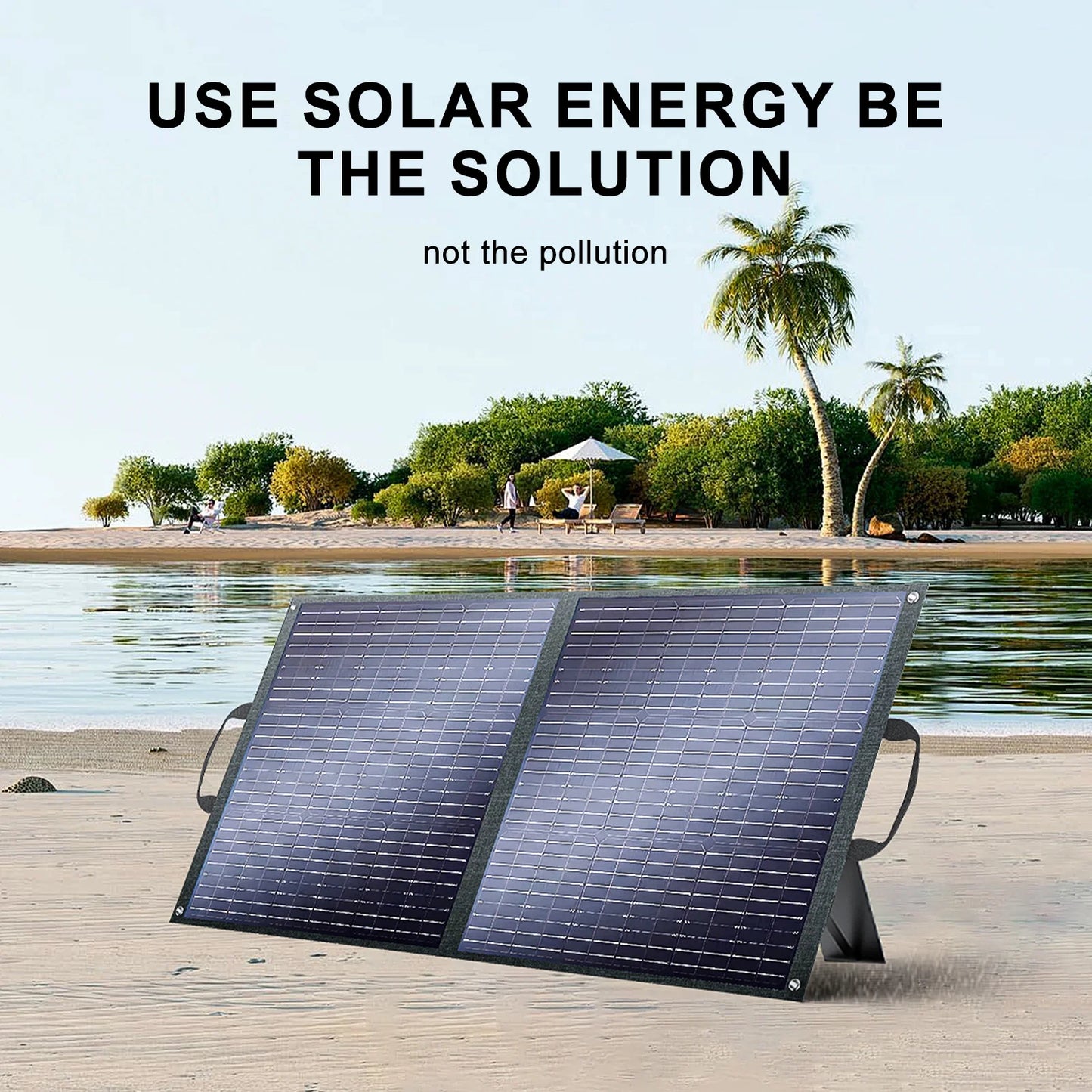 Fodable Solar Panel, Solar-powered foldable panel provides portable energy without pollution.