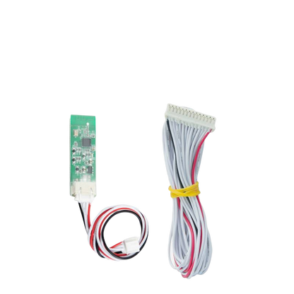 JBD Smart BMS Bluetooth module accessory with wiring harness and white multi-pin connector