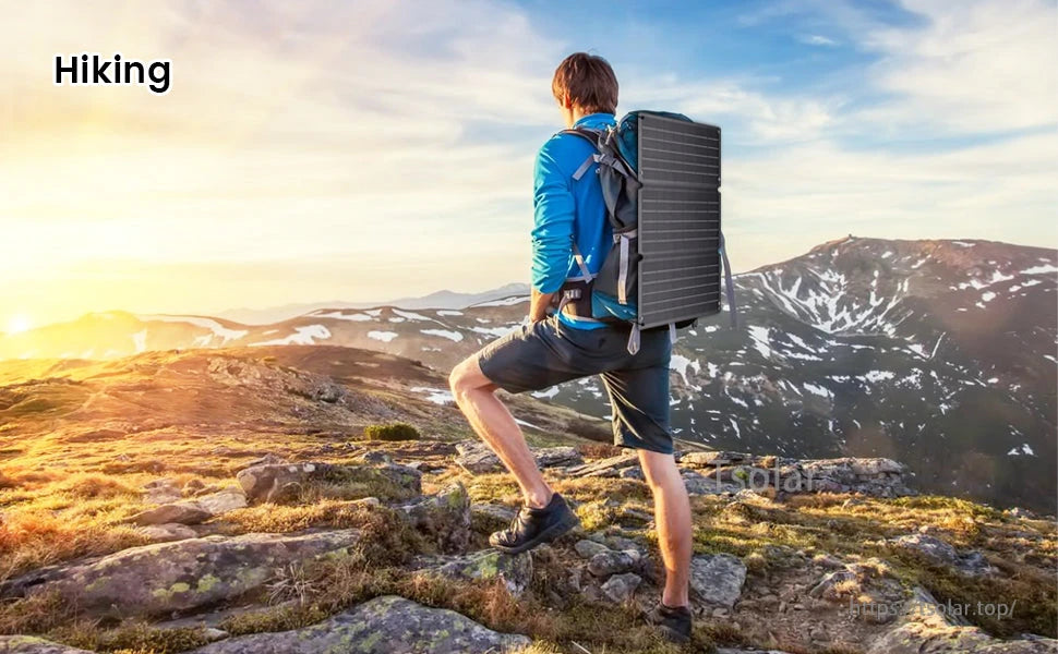 CTOLITY SPC21 21W Portable Solar Panel, A portable solar panel for travel, camping, and outdoors, designed to provide power on-the-go.