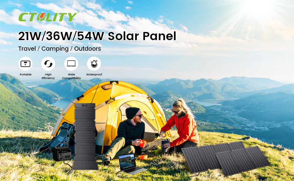 CTOLITY 36W Solar Panel