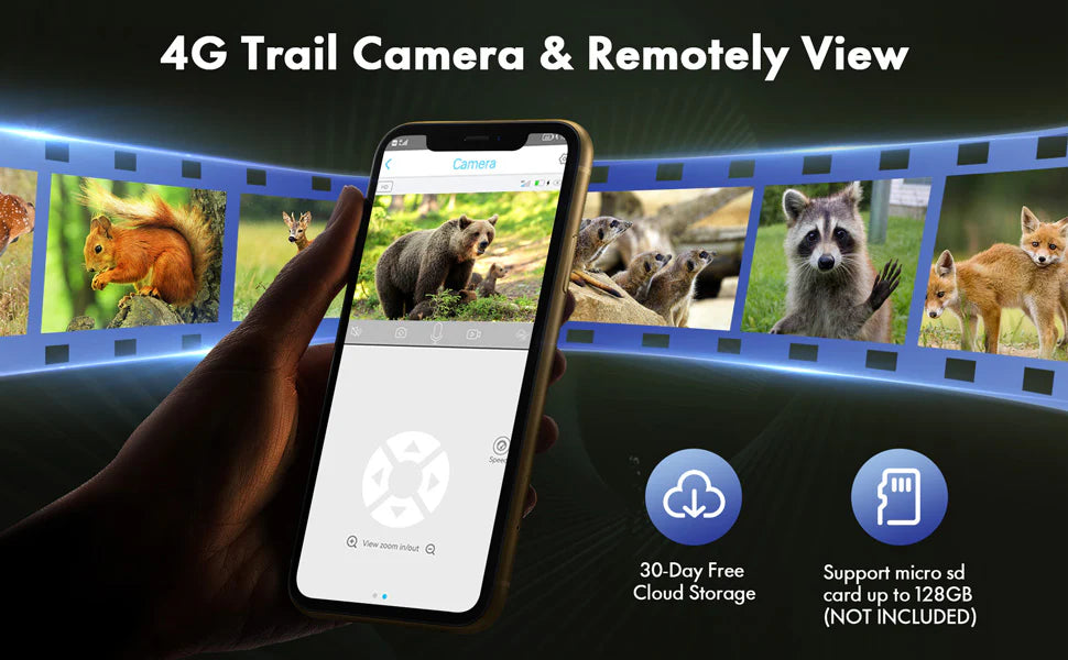 Capture life adventures with Campark TC17 solar trail camera, remotely view and manage footage on your smartphone.