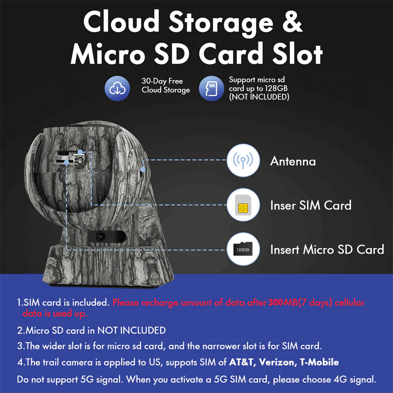 Campark TC17 4G LTE Cellular Solar Trail Camera – TSolar