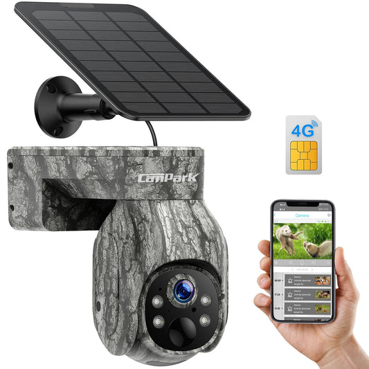 A solar-powered trail camera that uses cellular networks and has a length of 58 seconds.