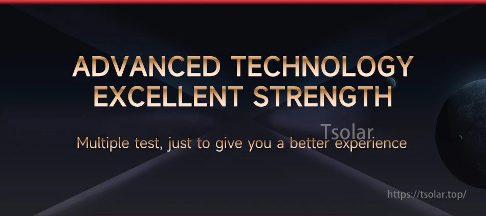 Banner text: “Advanced technology excellent strength” for DALY BMS