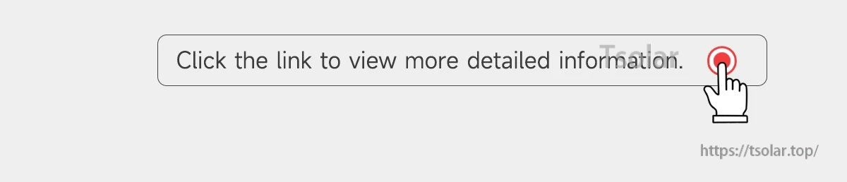 Screenshot of a “Click the link to view more detailed information” prompt with a hand cursor icon