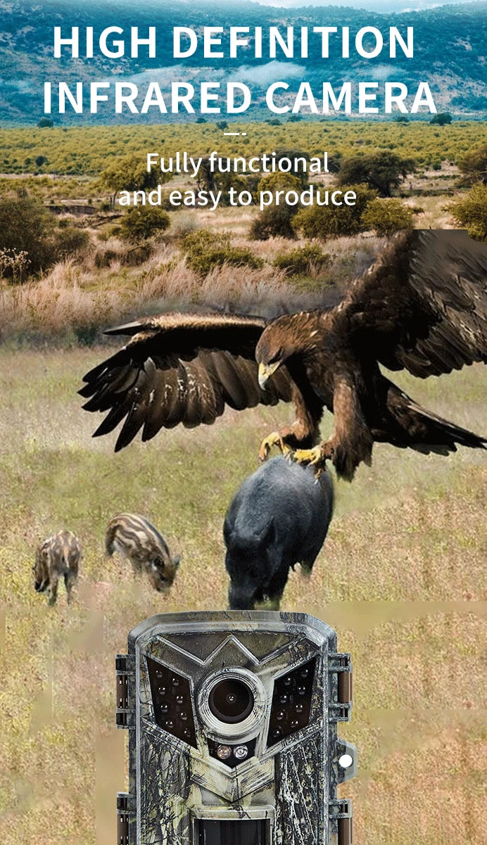 DL006 Mini Hunting Camera, High Definition Infrared Camera, fully functional and easy to use.