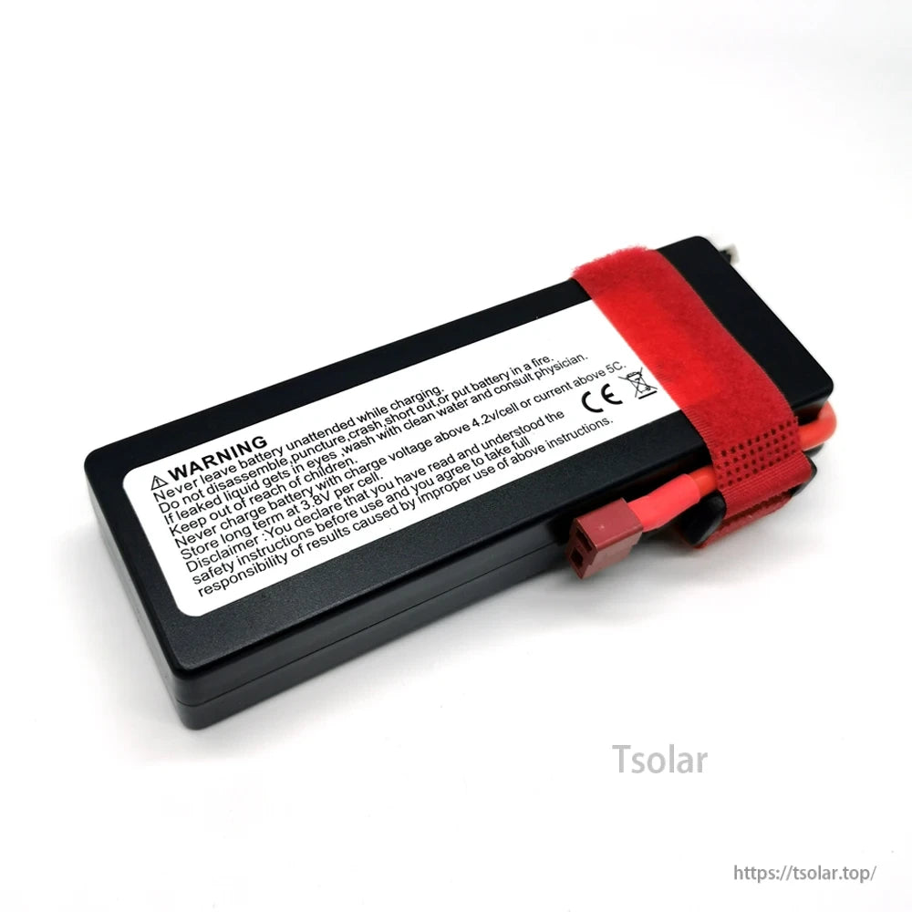 DXF Lipo Battery, Never leave battery unattended while charging; avoid damage, use proper voltage/current, store at 3.8V/cell, keep away from children, and follow safety instructions. CE marked.
