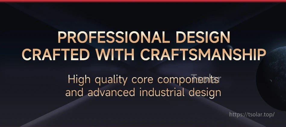 Professional design banner emphasizing high quality core components and industrial design of the smart BMS