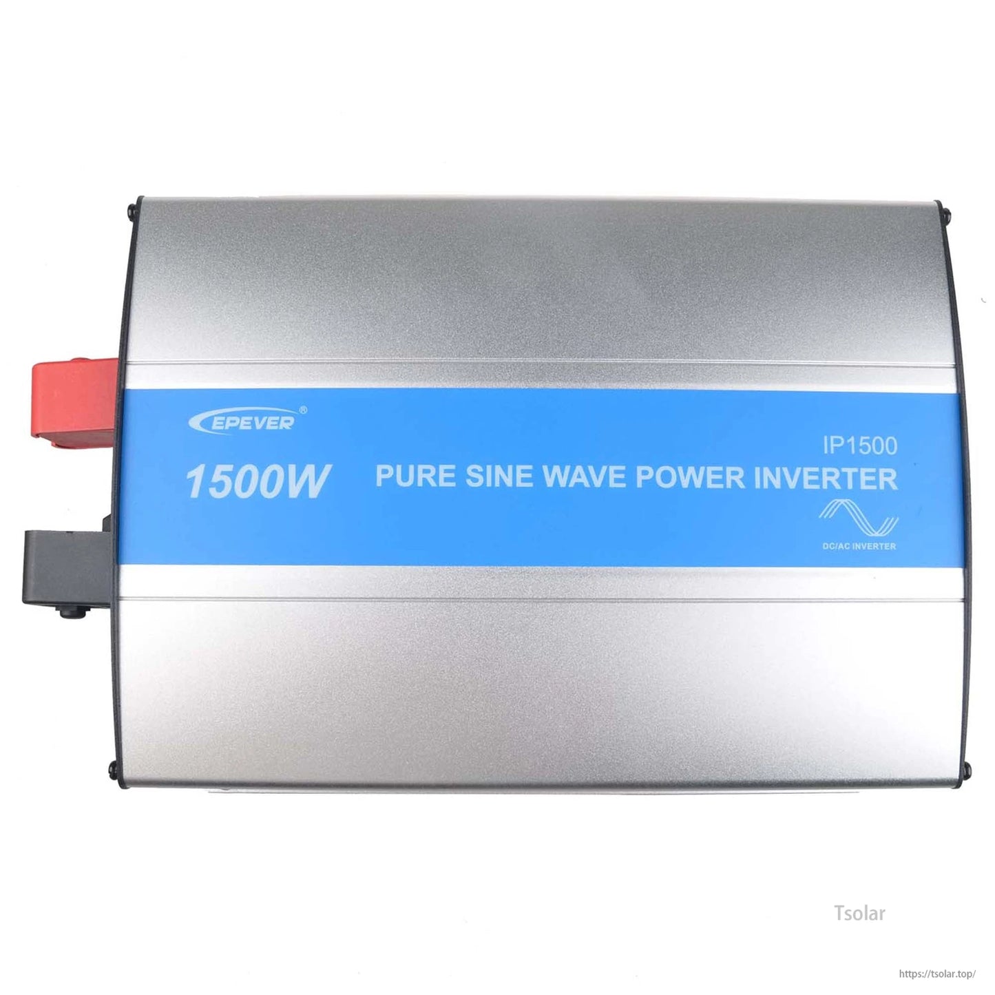 EPEVER IPower Off Grid Inverter, EPEVER iPower IP1500 1500W pure sine wave power inverter in silver housing with blue label