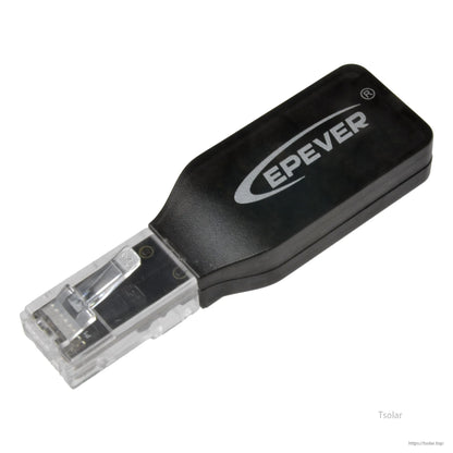 EPEVER WiFi communication adapter with clear RJ45 plug for MPPT solar controller RS485 connection