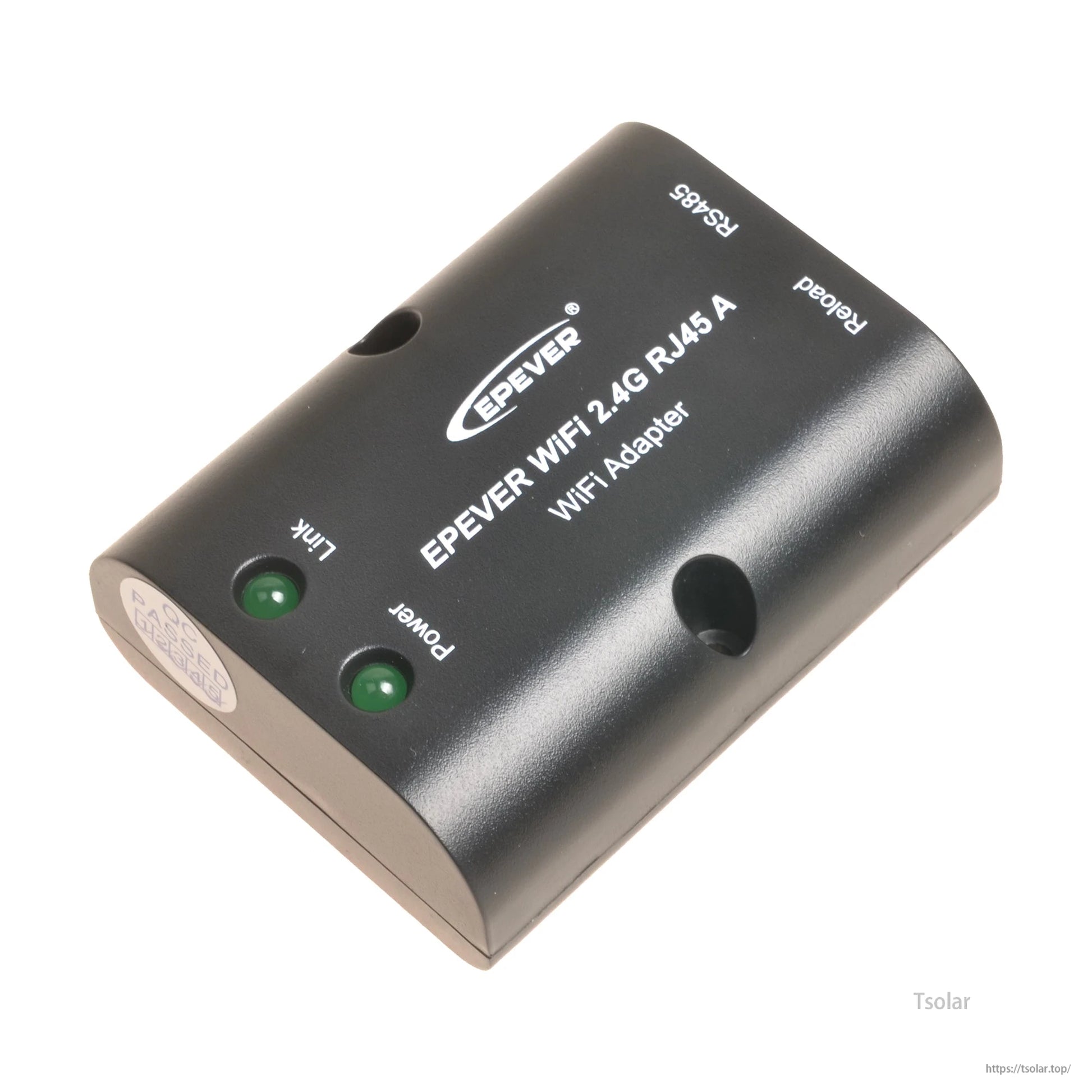 EPEVER WiFi-2.4G RJ45 A WiFi adapter module with Power and Link status LEDs for controller communication