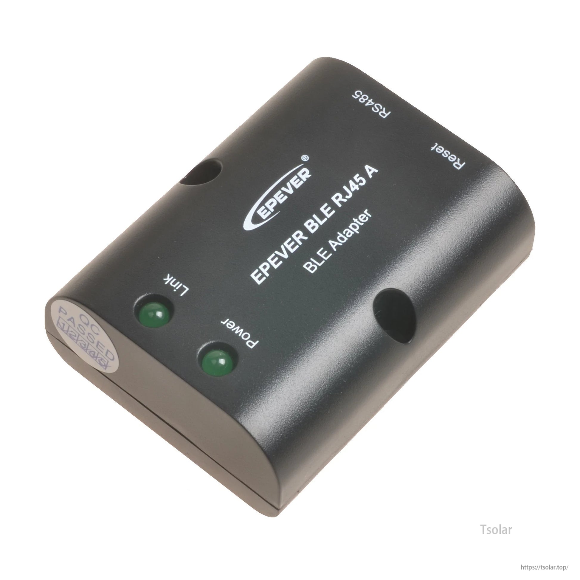 EPEVER eBox BLE RJ45A Bluetooth adapter with power and link LEDs for RS485 RJ45 controller connection