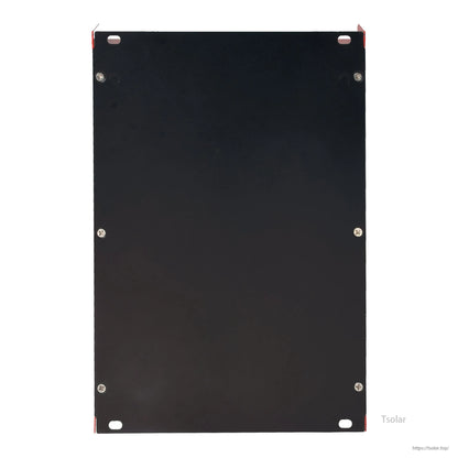 Black metal rear panel with corner mounting slots for ESMART ESF48H60 MPPT solar charge controller