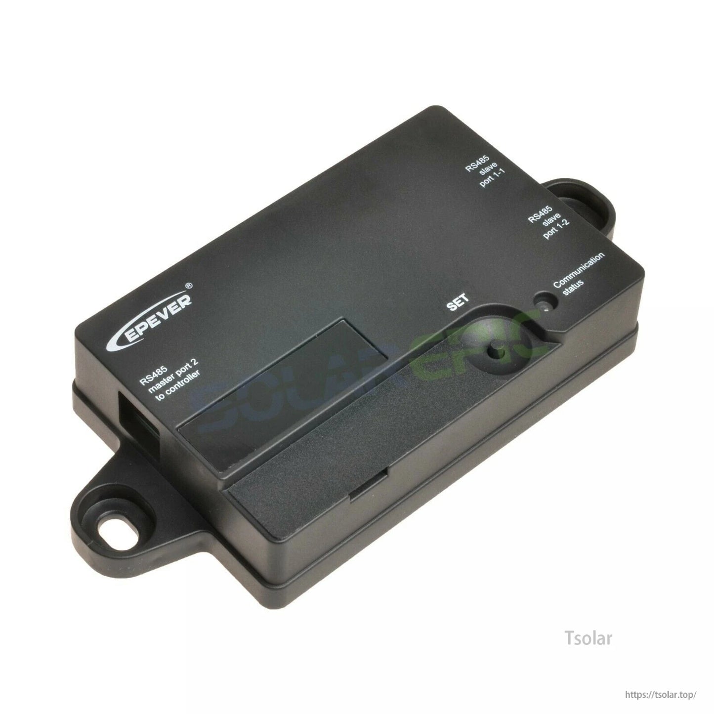 Epever PAL-ADP-50AN PT adapter module with RS485 ports, SET button, and mounting tabs