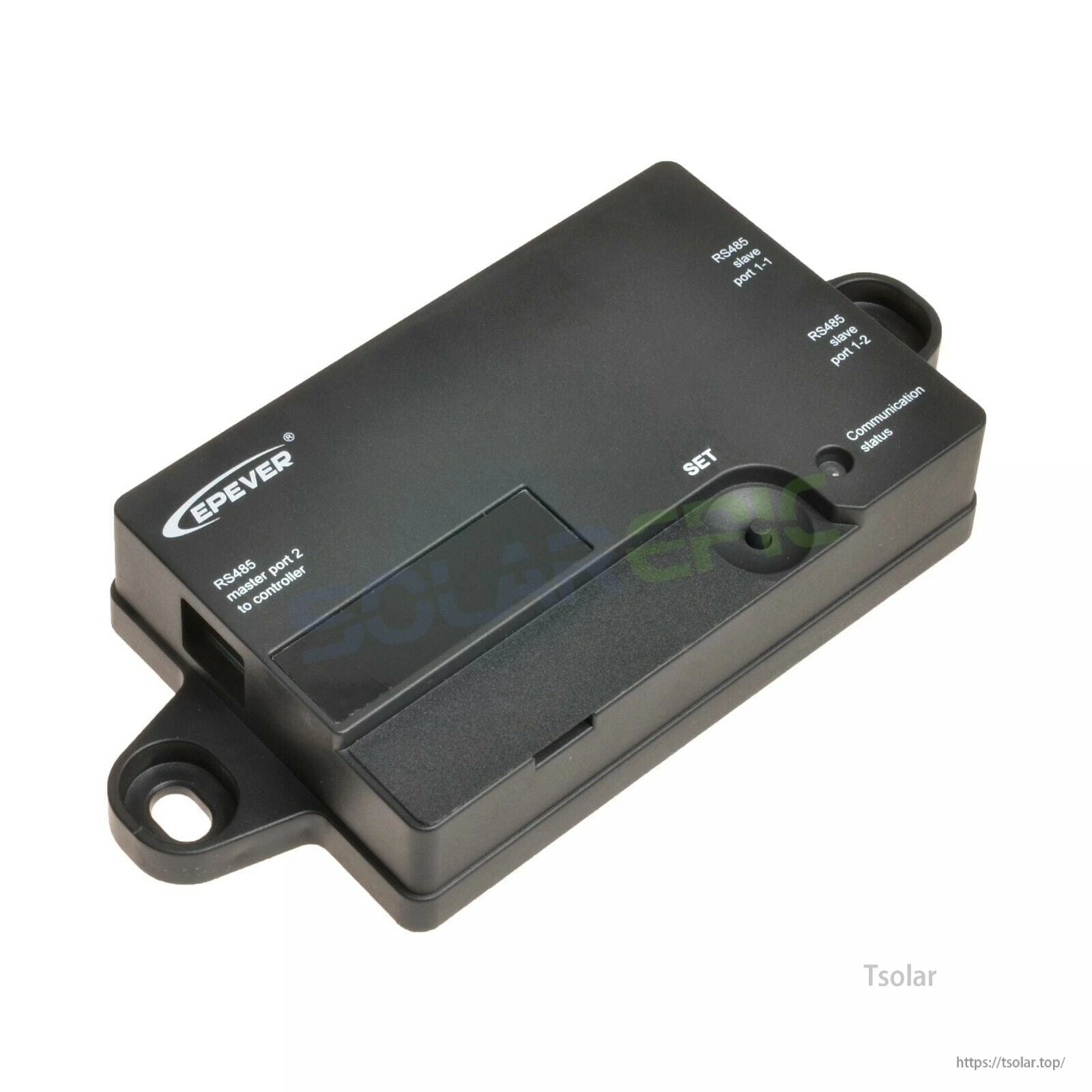 Epever PAL-ADP-50AN PT adapter module with RS485 ports, SET button, and mounting tabs