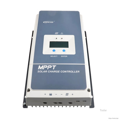 Epever Tracer AN MPPT solar charge controller with LCD display and Select/Enter buttons on front panel