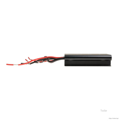 Epever Tracer BP waterproof MPPT solar charge controller with black sealed housing and red/black wire leads